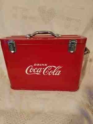 Vintage Embossed Insulated Coca-Cola Cooler 17x12x6 With Starr X Bottle Opener