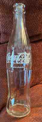 Vintage 1960â??s Thailand Coke Bottle Coca Cola 9-3/4â? Empty