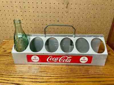 Vintage 1950's Coca-Cola Aluminum 12 Bottle Carrier Coke Outstanding Condition