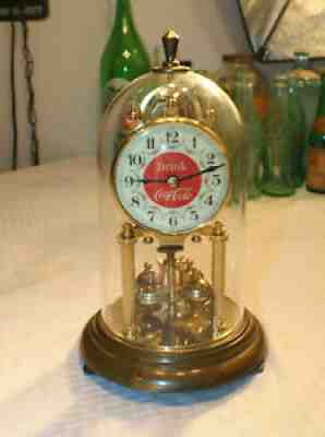Rare Coca Cola Princess Anniversary Dome Clock " Euramca " Germany " Nice "