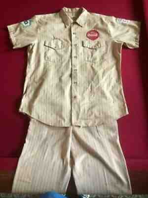 1950-60's, Coca-Cola, Employee Uniform (Shirt & Pants) Scarce / Vintage
