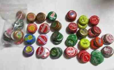89 cap Lot Metal Soda Bottle Cap Crown INDONESIA 2008 - 2018 Tea Coca Cola Fanta