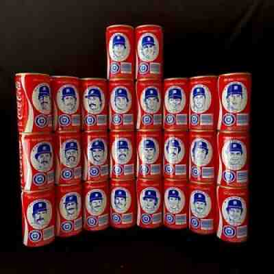 RARE Complete Set 1984 World Series Champions Detroit Tigers Coke Coca Cola Cans