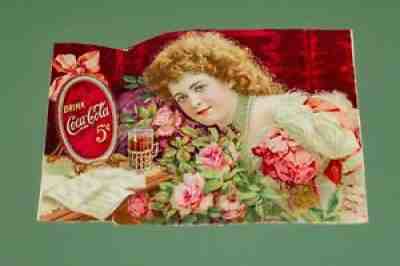 Original Coca-Cola 1901 Calendar Top Piece - Beautifully Framed