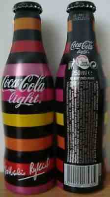 Coca Cola "NATHELIE RYKIEL" aluminium bottle from FRANCE 2009