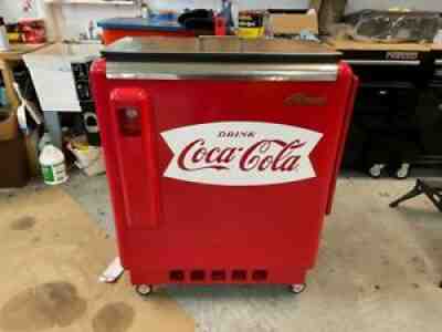 Glasco GBV-50 COKE Coca Cola Refrigerated Cooler Slider