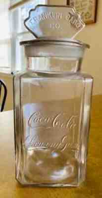 Original Coca-Cola chewing gum counter jar