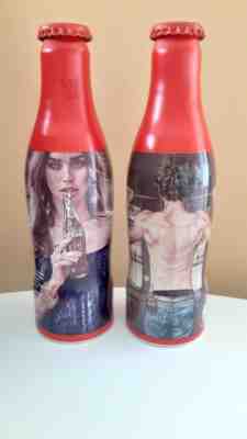 Aluminium Coca-Cola Bottle + cap PRIDE OF THE COUNTRY 2016 Saudi Arabia VHTF