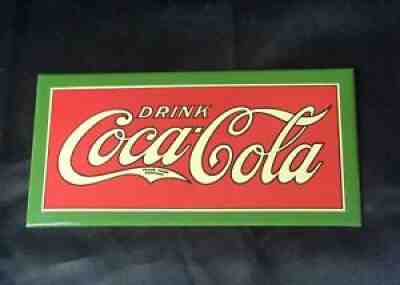 Vintage 1920â??s Drink Coca Cola Trade Mark Registered Tin Sign