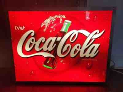 Vintage German Coca Cola Building Sign Light