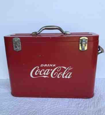 Coca-Cola Airline Carry Cooler Cavalier Starr X Opener 1950s