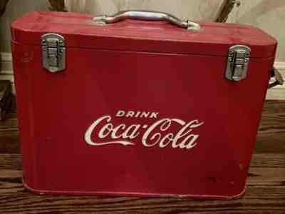 Coca-Cola Cavalier Airline Carry Cooler Starr X Opener 1950s Suitcase