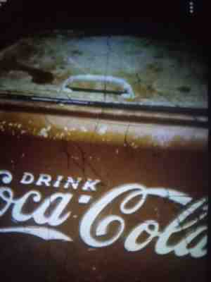 Antique Red Coca Cola Cooler with Bottle Opener, Coke Ice Chest