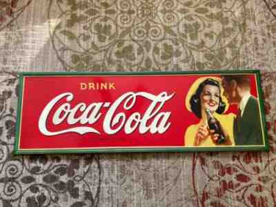 1941 Coca Cola Sign 54â? x 18â? Super Rare!!!