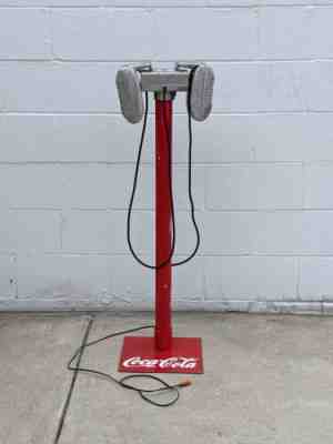 Vintage 50s Metal Coca Cola Soda Pop Drive In Theater RCA Speakers Stand Coke