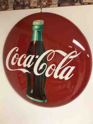 COCA COLA BUTTON SIGN NOS 36â?