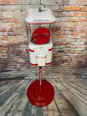 Coke memorabilia Coca cola Acorn vintage gumball machine embossed glass ready