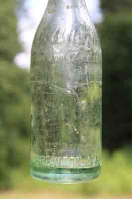 Brewton Alabama Straight Side Coca Cola Bottle Shoulder Script 1918 Escambia