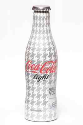 2009 Coca Cola Light alu bottle, Hungary; Hello You