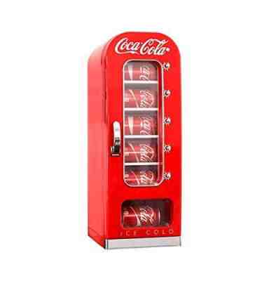 Coca-Cola Retro Vending Machine Style 10 Can Mini Fridge/Cooler, 12V