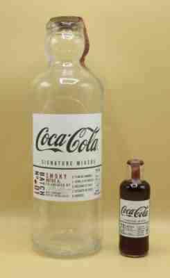 XXL 16" glass display bottle Coca-Cola Signature Mixers #1 Smokey, Spain 2021