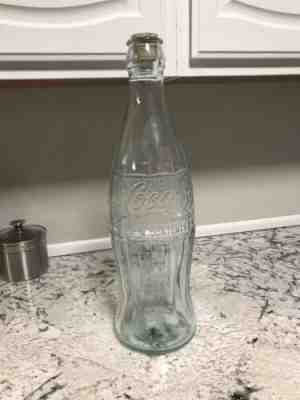 VINTAGE 20 Inch Coca-Cola Bottle DEC 25 1923 CHRISTMAS