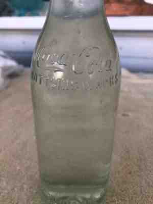 Coca Cola Antique Super RARE Peru Indiana Straight Side prioff TOP Beautiful
