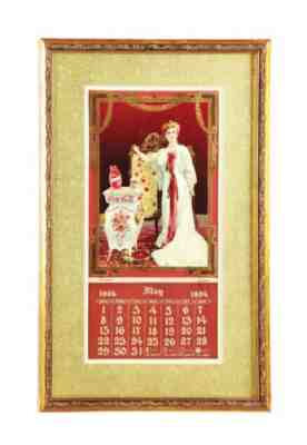RARE ORIGINAL 1904 COCA-COLA CALENDAR â?? LILLIAN NORDICA