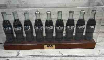 1986 Coca Cola 100th Centennial Celebration International 9 Bottle Collector Set