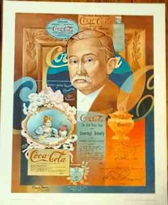 Coca-Cola Fine Art Prints by Renee Faure Set of 3 prints, matching numbers. 1982