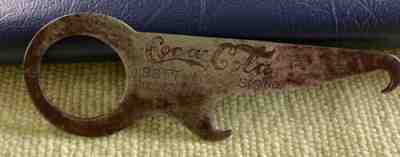Scarce Pat. 1906 Kentucky Coca Cola Bottling Wks Bottle Opener Handy Pocket Co