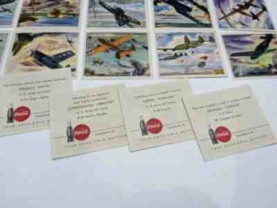 1943 Coca-Cola America's Fighting Airplanes Complete Trading Card set of 20