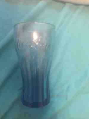 Vintage Coca Cola Cobalt Dark Blue Glass Mug Cup 6â? Tall