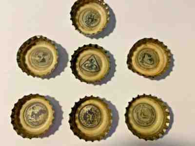 7 1971 Coca-Cola NASA Apollo Space Missions # 3 7 8 9 11 13 15 Bottle Caps