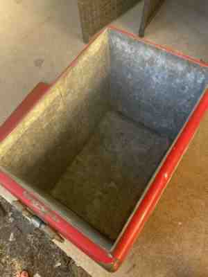 Vintage / Antique Coke Coca Cola Ice Chest CoolerÂ 