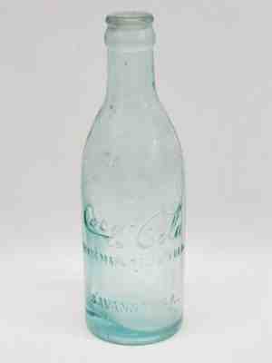 Antique Straight Side Coca Cola Bottle Savannah GA R.G. Co.