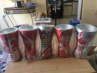 COCA COLA MCDONALDS 2016 RIO OLYMPICS ALUMINUM CUPS(5) SEALED
