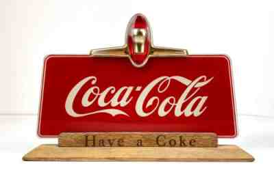 Rare 1950's Coca Cola Counter Coke Sign Price Brothers