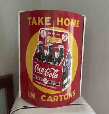 Coca-Cola Double Sided Tin Litho hanging string holder