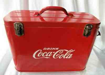 VINTAGE CAVALIER COCA-COLA AIRLINE COOLER, MID-CENTURY