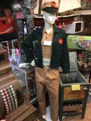 Rare! 1940s50s Coca Cola Delivery Driver Complete Uniform Near Mint Cond. WOW!