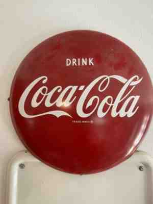 Original 1947 Coca-Cola Pilaster Sign