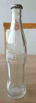 Nice Coca Cola glass bottles from Thailand, 295 ml. White ACL. Empty with cap