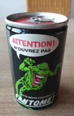 Nice Coca Cola comic can from France. Ghostbusters promotion. 150 ml can. Rare!!