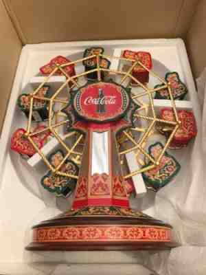 Franklin Mint Coca Cola Musical Ferris Wheel - Collectors Edition with COA NEW