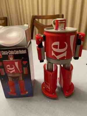 Vintage Coca-Cola Can Robot Rare! 1990â??s