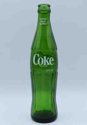 *X RARE! 1974 Emerald Green Durham NC "return for deposit" Coca Cola Bottle