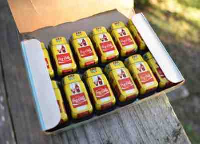 VINTAGE NOS BOX OF COCA COLA SUPER MINI VANS