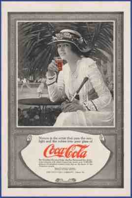 Lot of 38 Original Vintage 1914-1954 COCA-COLA Print Ads