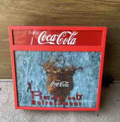 1993 Coca-Cola Motion Light-Up Sign